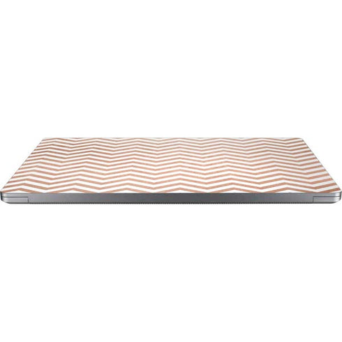 Rose Gold Chevron Universal Laptop 18in (14.6 x 10.6in) Skin