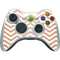 Rose Gold Chevron Xbox 360 Wireless Controller Skin