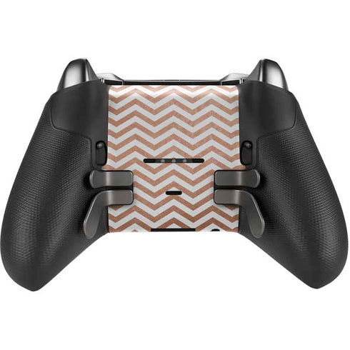 Rose Gold Chevron Xbox Elite Wireless Controller Series 2 Skin