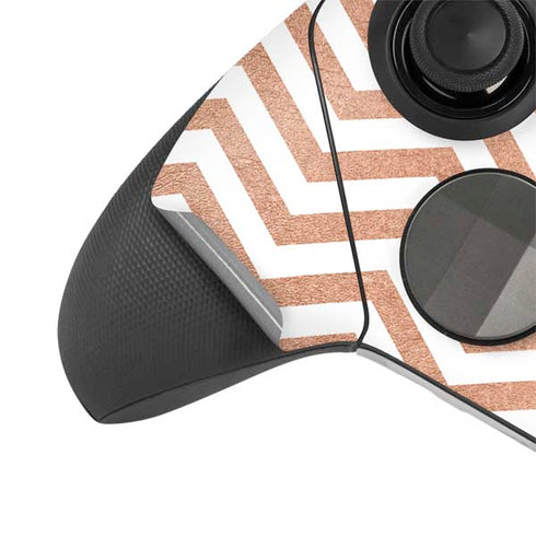 Rose Gold Chevron Xbox Elite Wireless Controller Series 2 Skin