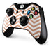 Rose Gold Chevron Xbox One Controller Skin