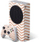 Rose Gold Chevron Xbox Series S Bundle Skin