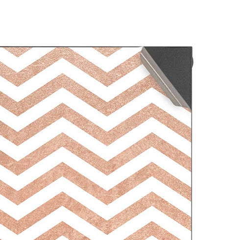 Rose Gold Chevron Xbox Series X Console Skin