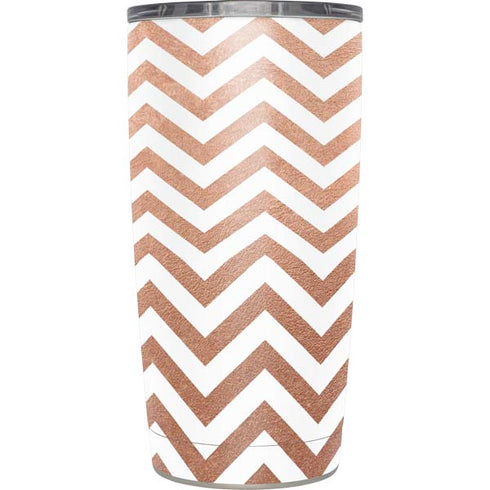 Rose Gold Chevron Yeti 20oz Tumbler Skin