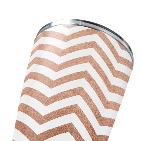 Rose Gold Chevron Yeti 20oz Tumbler Skin