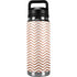 Rose Gold Chevron YETI Rambler 26oz Bottle Skin