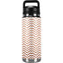 Rose Gold Chevron YETI Rambler 26oz Bottle Skin