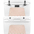 Rose Gold Chevron YETI Tundra 45 Hard Cooler Skin