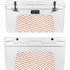 Rose Gold Chevron YETI Tundra 65 Hard Cooler Skin