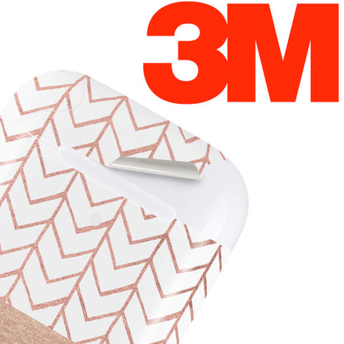 Rose Gold Herringbone Apple AirPods 2 Skin