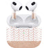 Rose Gold Herringbone Apple AirPods (3rd Gen 2021) Skin