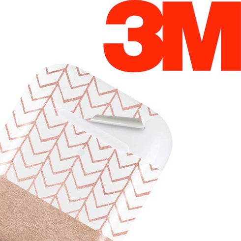 Rose Gold Herringbone Apple AirPods Skin