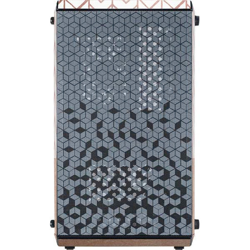 Rose Gold Herringbone Cooler Master MasterBox Q300L Mini Tower Skin