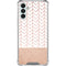 Rose Gold Herringbone Galaxy A13 5G Clear Case