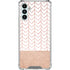 Rose Gold Herringbone Galaxy A13 5G Clear Case