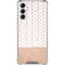 Rose Gold Herringbone Galaxy A14 5G Clear Case