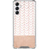 Rose Gold Herringbone Galaxy A14 5G Clear Case