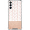 Rose Gold Herringbone Galaxy A15 5G Clear Case