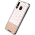 Rose Gold Herringbone Galaxy A30 Clear Case