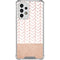 Rose Gold Herringbone Galaxy A53 5G Clear Case