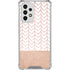 Rose Gold Herringbone Galaxy A53 5G Clear Case
