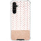 Rose Gold Herringbone Galaxy A54 5G Clear Case