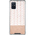 Rose Gold Herringbone Galaxy A71 5G Clear Case