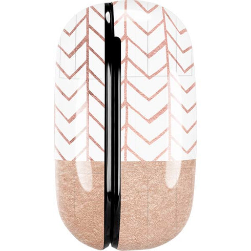 Rose Gold Herringbone Galaxy Buds Pro Skin