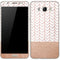 Rose Gold Herringbone Galaxy J7 Skin