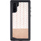 Rose Gold Herringbone Galaxy Note 10 Waterproof Case