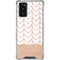 Rose Gold Herringbone Galaxy Note20 5G Clear Case