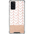 Rose Gold Herringbone Galaxy Note20 5G Clear Case