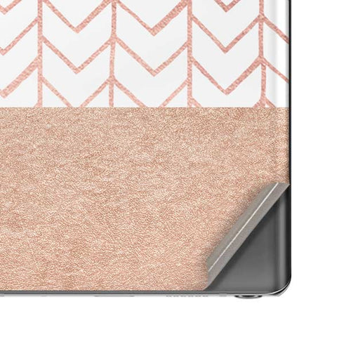 Rose Gold Herringbone Galaxy Note20 5G Skin