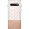 Rose Gold Herringbone Galaxy S10 Skin