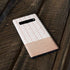 Rose Gold Herringbone Galaxy S10 Skin