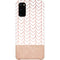Rose Gold Herringbone Galaxy S20 Lite Case