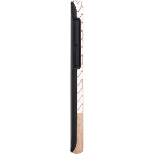 Rose Gold Herringbone Galaxy S20 Plus Pro Case