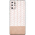 Rose Gold Herringbone Galaxy S20 Plus Skin