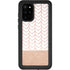 Rose Gold Herringbone Galaxy S20 Plus Waterproof Case