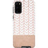 Rose Gold Herringbone Galaxy S20 Pro Case