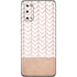 Rose Gold Herringbone Galaxy S20 Skin