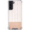 Rose Gold Herringbone Galaxy S21 5G Clear Case