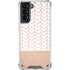 Rose Gold Herringbone Galaxy S21 5G Clear Case