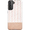 Rose Gold Herringbone Galaxy S21 5G Pro Case