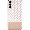 Rose Gold Herringbone Galaxy S21 5G Skin