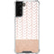 Rose Gold Herringbone Galaxy S21 FE Clear Case