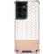 Rose Gold Herringbone Galaxy S21 Ultra 5G Clear Case
