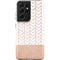 Rose Gold Herringbone Galaxy S21 Ultra 5G Pro Case
