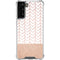 Rose Gold Herringbone Galaxy S22 Plus Clear Case