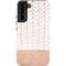 Rose Gold Herringbone Galaxy S22 Plus Pro Case